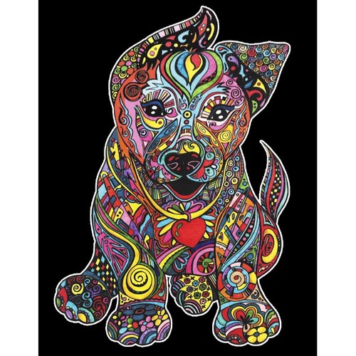 Colorvelvet zamatový obrázok Šteniatko A4