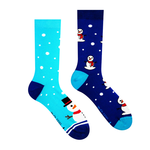 Unisex ponožky Snehuliak HestySocks (veľkosť: 39-42)