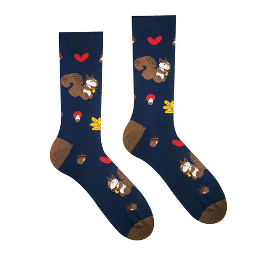 Unisex ponožky Veveričiak HestySocks (veľkosť: 43-46)