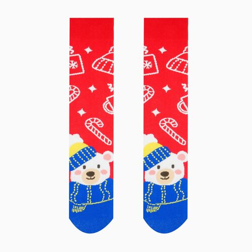 Unisex ponožky Zimný medvedík HestySocks (veľkosť: 35-38)