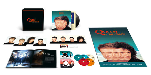 Queen - The Miracle (Super Deluxe Collector's Edition) LP+5CD+DVD+BD