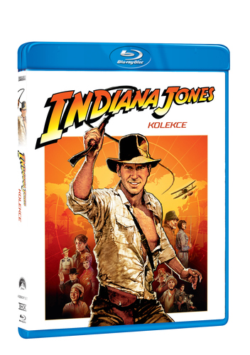 Kniha Indiana Jones kolekce 4 Blu-ray