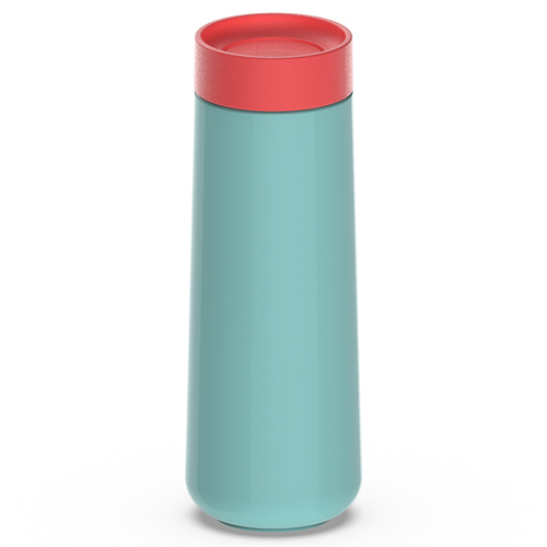 Lund London Skittle Travel Mug Small Mint & Coral 350ml