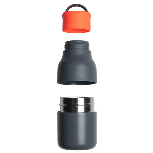 Lund London Skittle Active Bottle 250ml Grey & Coral