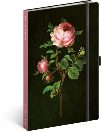 Presco Group Notes Ruža Kateřiny Winterové, linkovaný, 13 × 21 cm