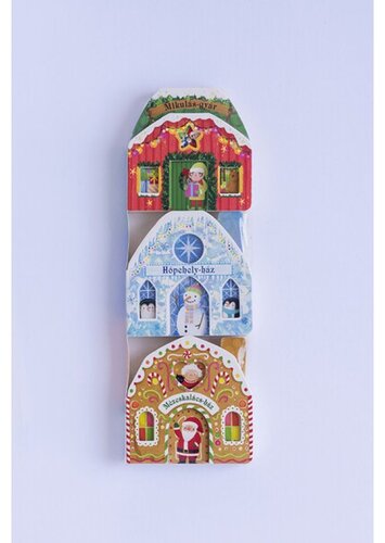 Kniha Mikulás utca – Karácsonyi házacskáim - Louise Pigott