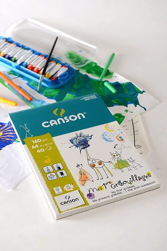 CANSON detský skicár 160g 40 listov A4