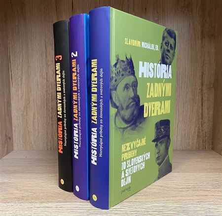 Kniha Kolekcia kníh História zadnými dverami (komplet 3 kníh) - Slavomír Michalek