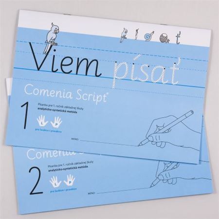 Kniha Viem písať 1 + 2. Comenia Script - Analyticko-syntetická metóda