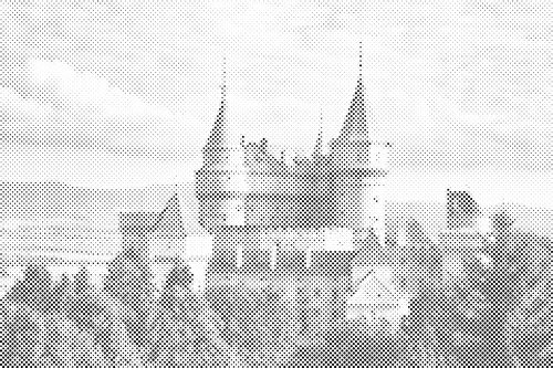 vymalujsisam Bodkovanie Bojnický hrad (40x60cm)