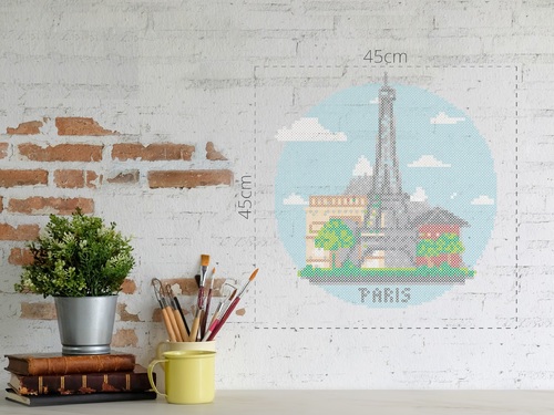 Zažehľovacie korálky Paríž (45x45cm)