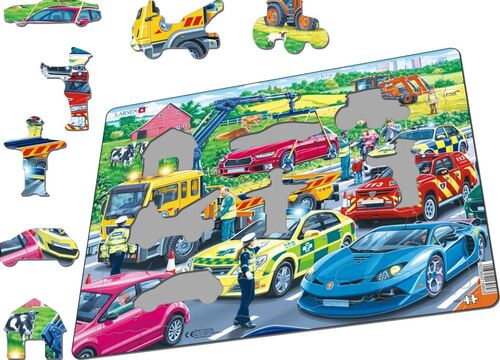Puzzle Záchranné vozidlo na diaľnici Larsen PG3-ZZ