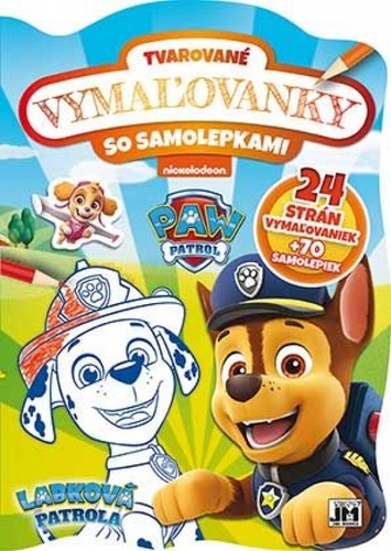 Tvarované vymaľovanky: Labková patrola