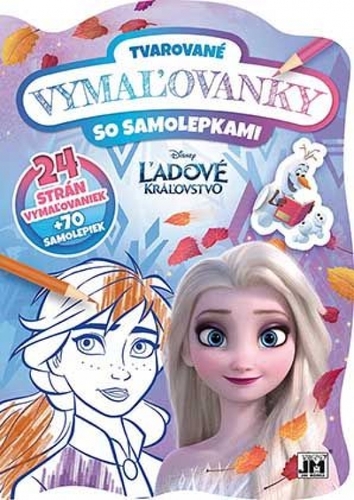 Tvarované vymaľovanky: Ľadové kráľovstvo
