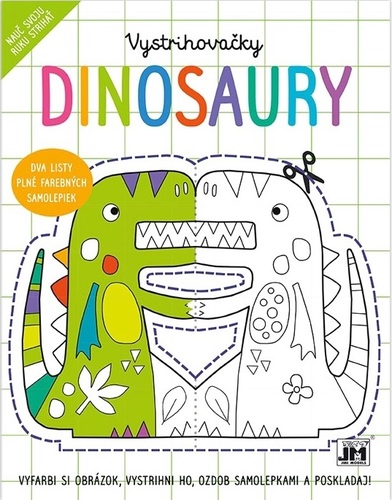 Kniha Vystrihovačky / Dinosaury
