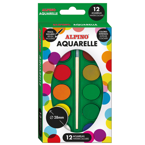 Alpino Balenie 12 farieb Aquarelle Alpino