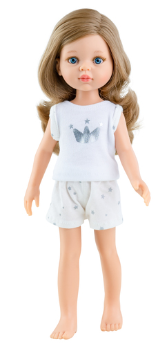 Bábika Las Amigas Carla v pyžamku 32 cm NEW