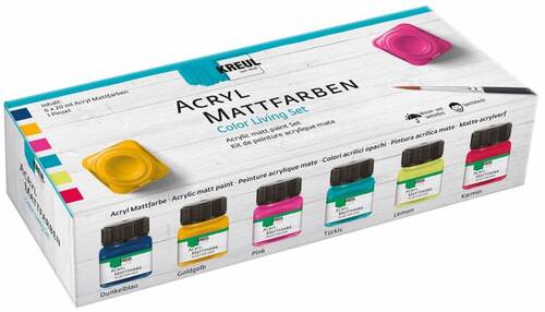 Akrylové farby matné Kreul Living 6x20 ml