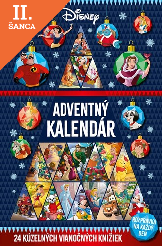 Lacná kniha Disney: Adventný kalendár - 24 kúzelných vianočných knižiek