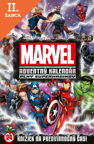 Lacná kniha Marvel: Adventný kalendár plný superhrdinov
