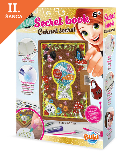 Lacná hra Secret Book Tajomný zápisník na zámok