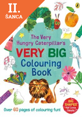 Lacná kniha The Very Hungry Caterpillar's Very Big Colouring Book