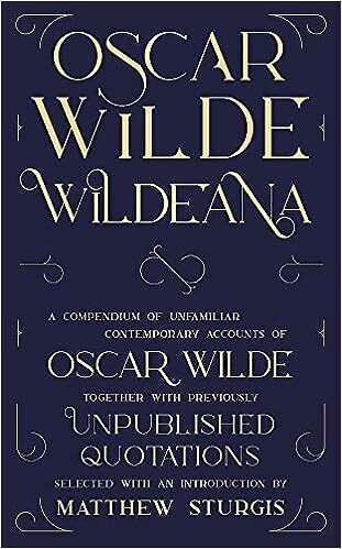 Wildeana - Oscar Wilde
