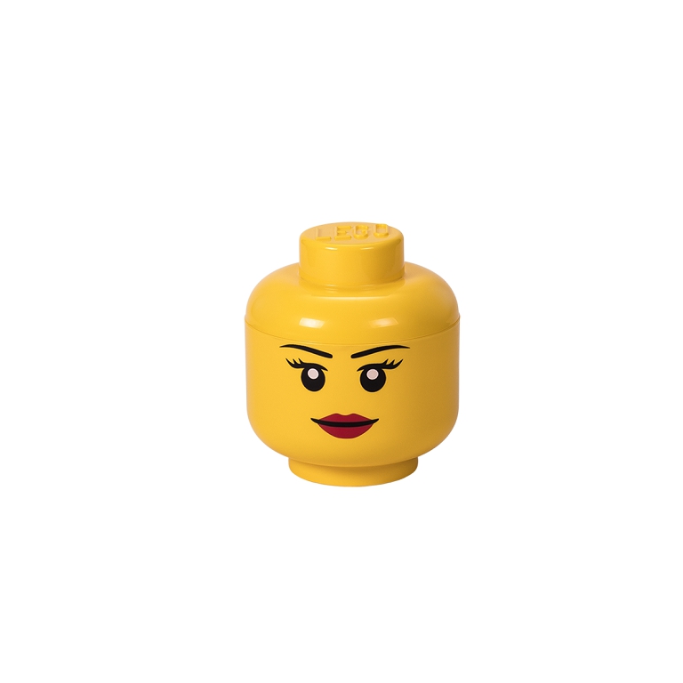 LEGO úložná hlava (veľkosť S) Dievča