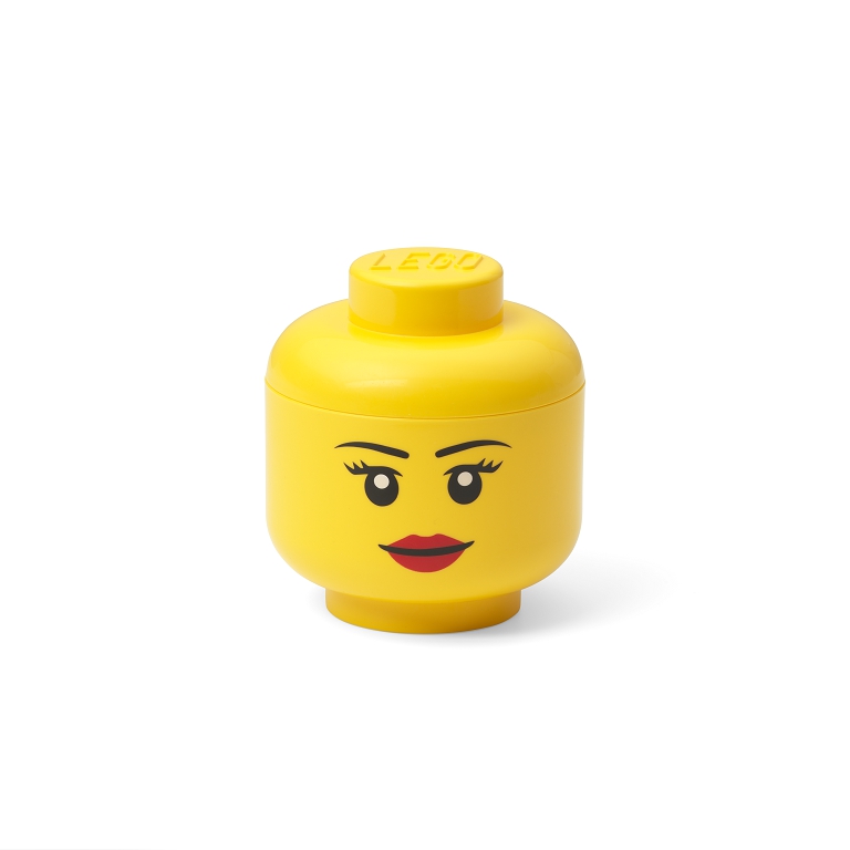 LEGO úložná hlava (mini) Dievča