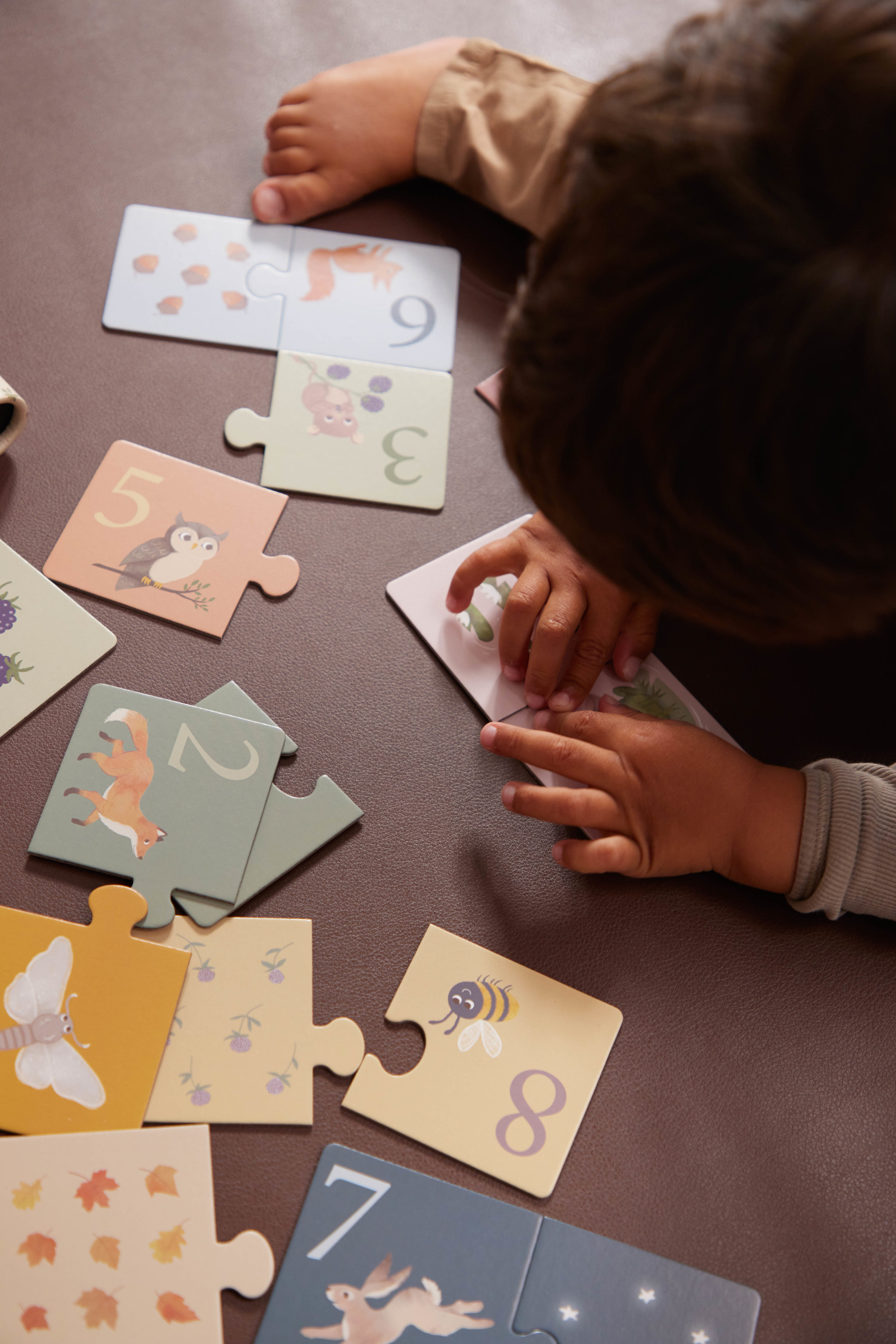 FILIBABBA - Počítacie puzzle - Nordické zvieratá