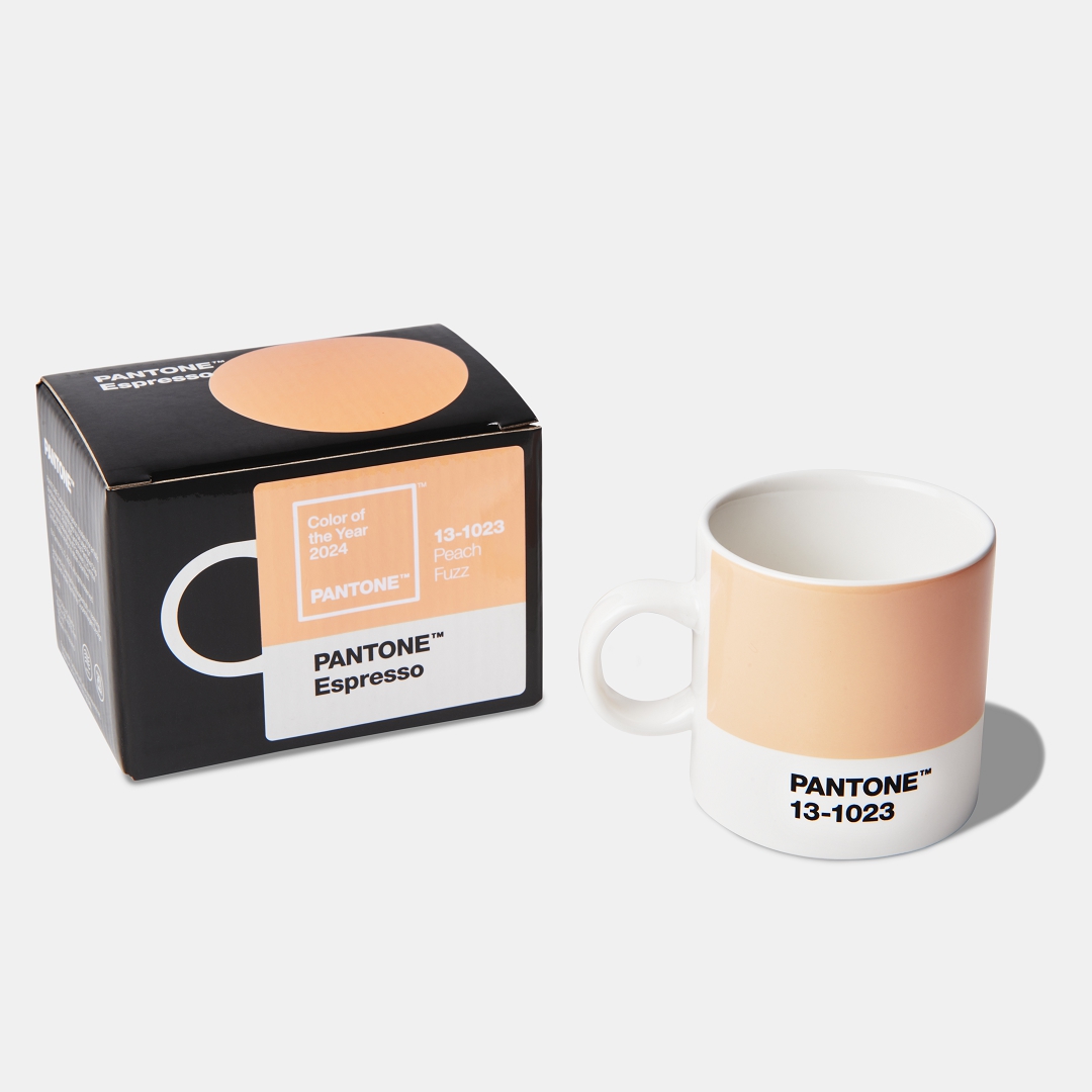 Hrnček PANTONE Espresso Peach Fuzz 13-1023 (farba roku 2024)