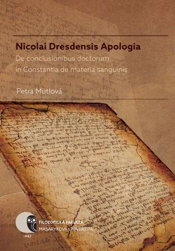 Kniha Nicolai Dresdensis Apologia - Petra Mutlová