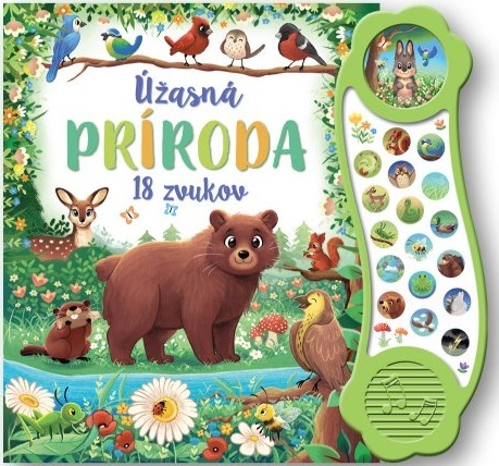 Kniha Úžasná príroda - 18 zvukov