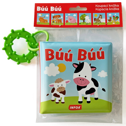 Kniha Kúpacia knižka s hryzadlom - Búú Búú