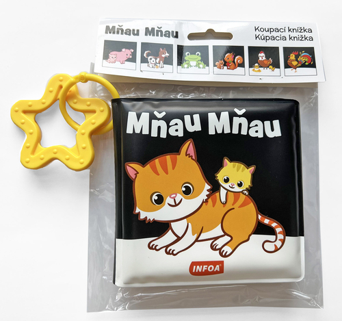 Kniha Kúpacia knižka s hryzadlom - Mňau Mňau