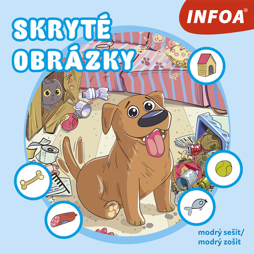 Kniha Skryté obrázky - modrý zošit