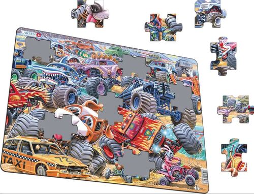 Puzzle Monster Truck - Preteky Larsen PG5-ZZ