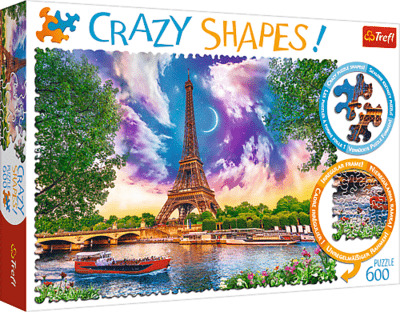 Puzzle Paríž 600 Crazy Shapes Trefl