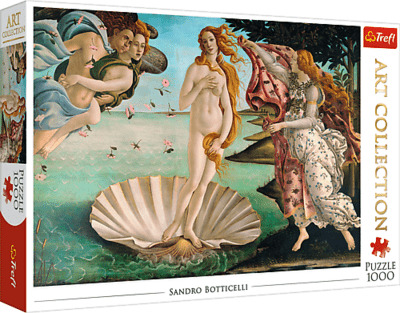 Puzzle Zrodenie Venuše, Sandro Botticelli 1000 Art Collection Trefl