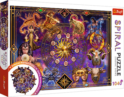 Kniha Spiral puzzle Znamení zvěrokruhu 1040 dílků