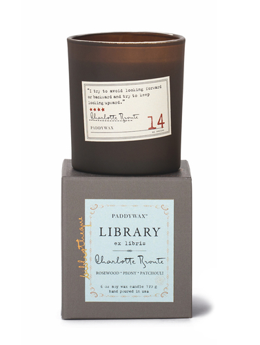 Paddywax LIBRARY Voňavá knihožrútska sójová sviečka Charlotte Bronte 170g