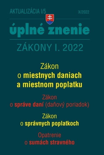 Zákony 2022 I aktualizácia I 5 - Zákon o rodine, prídavky na deti