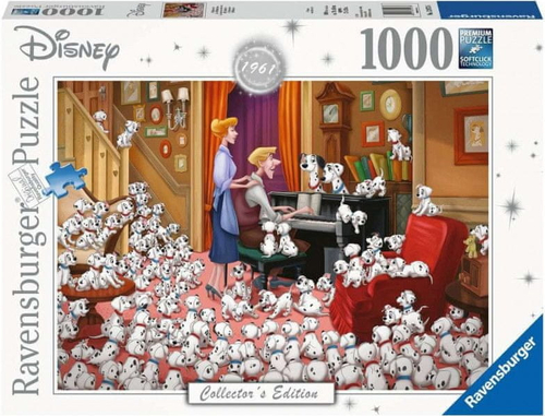 Ravensburger Puzzle Disney: 101 dalmatíncov 1000 Ravensburger