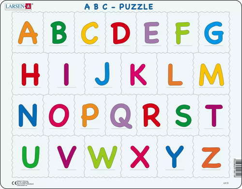 Puzzle Abeceda veľké písmená Larsen LS1326-ZZ
