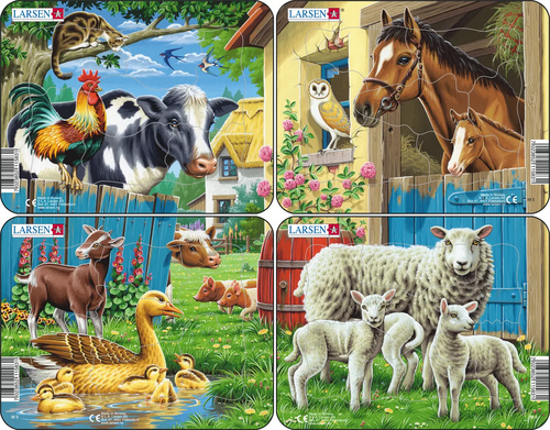 Larsen Puzzle Puzzle Domáce zvieratká Larsen M5-ZZ