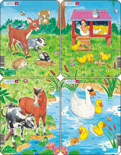 Puzzle Milé zvieratká Larsen M1-ZZ