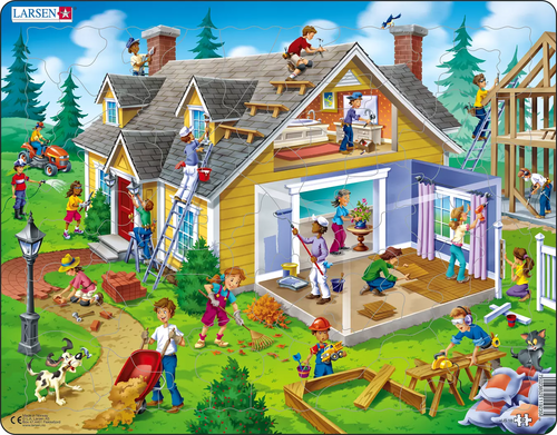 Puzzle Stavba - Dom Larsen US18-ZZ