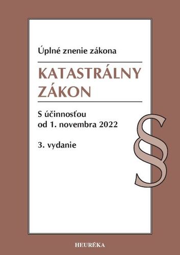 Katastrálny zákon Úzz, 3. vydanie, 2022