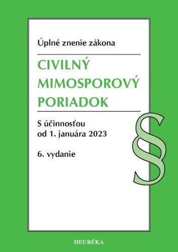Civilný mimosporový poriadok. Úzz, 6. vydanie 1/2023