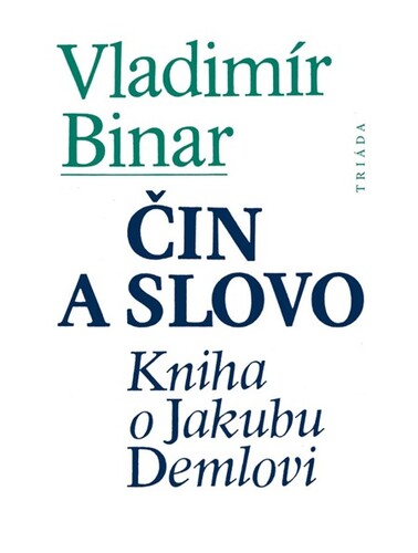 Kniha Čin a slovo - Vladimír Binar